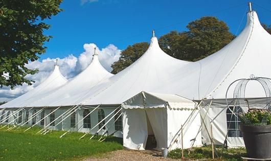 sleek white portable restrooms for events, providing a reliable and functional option for those in need in Molino