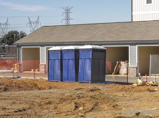 the number of construction portable toilets required depends on the number of workers and the duration of the project